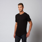 Essential Zipper Tee // Black (XL)