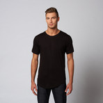 Essential Zipper Tee // Black (XL)