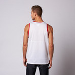 Mesh Sprint Tank Top // White (S)