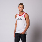 Mesh Sprint Tank Top // White (S)