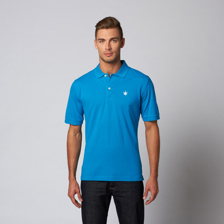 Solid Pique Polo // Bright Blue (S)