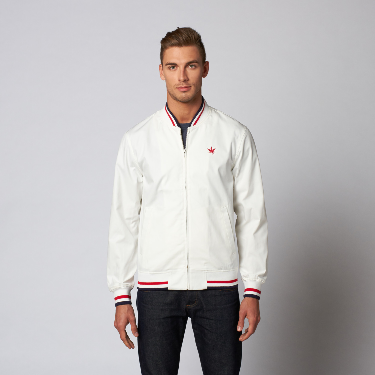 Solid Twill Court Jacket // White (S) - Boast - Touch of Modern