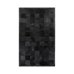 Vegas Area Rug // Large Squares // Black (2' x 3')