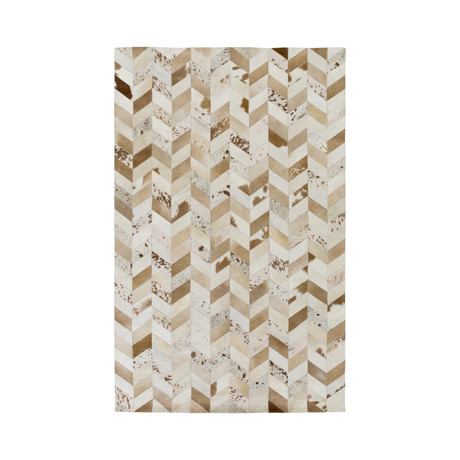 Houseman Area Rug // Chevron // Sand (2' x 3')