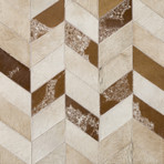 Houseman Area Rug // Chevron // Sand (2' x 3')