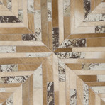 Houseman Area Rug // Striped X // Sand (2' x 3')