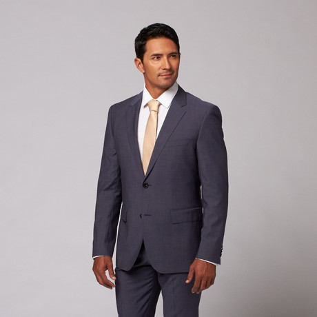 Wool Two-Piece Suit // Navy (US: 36S)