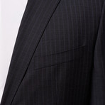 Hugo Boss // Wool Two-Piece Suit // Navy Pinstripe (US: 42R)