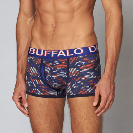 Cotton Stretch Trunk // Clematis Blue Camo (M)