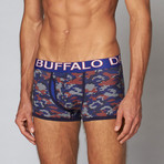 Cotton Stretch Trunk // Clematis Blue Camo (M)