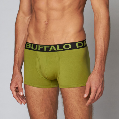 Cotton Stretch Trunk // Grasshopper (S)