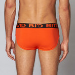 Cotton Stretch Brief // Mandarin Red (S)