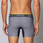 Cotton Stretch Boxer Brief // Buffalo Micro Stripe (M)