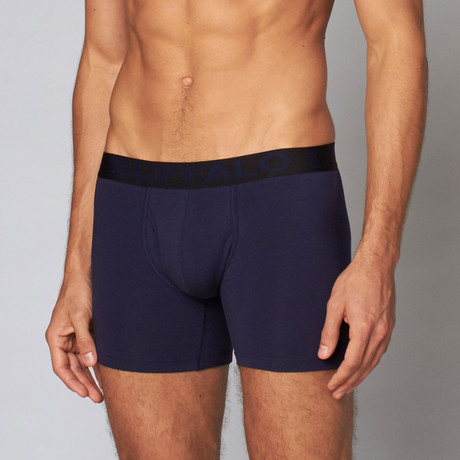 Cotton Stretch Boxer Brief // Peacoat (S)