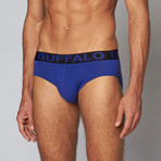 Cotton Stretch Brief // Clematis Blue (S)