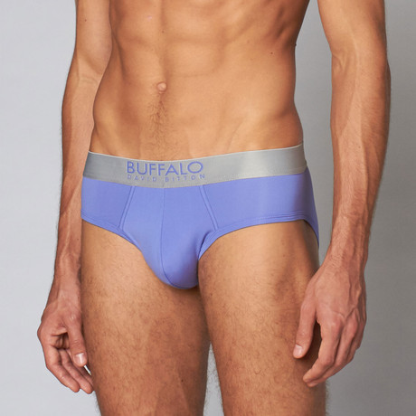 Microfiber Brief // Deep Periwinkle (S)