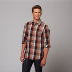 Button-Up Shirt // Hugo Plaid (M)