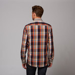 Button-Up Shirt // Hugo Plaid (L)