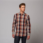 Button-Up Shirt // Hugo Plaid (L)