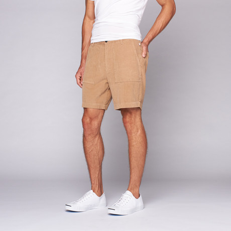 Corduroy Fatigue Short // British Khaki (30)