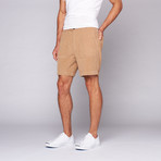 Corduroy Fatigue Short // British Khaki (34)