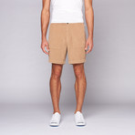 Corduroy Fatigue Short // British Khaki (34)