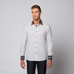 Dolce Guava // Button-Up Shirt // White + Black (M)