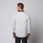 Dolce Guava // Button-Up Shirt // White + Black (M)