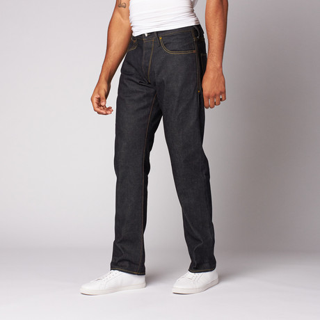 Welder Selvedge Tapered Jeans // Raw Indigo (28WX34L)