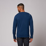 Tiger Leash // Workman Long Sleeve Tee // Indigo (L)