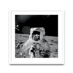 Alan Bean Apollo 12 // White Frame (20”L x 20”W)