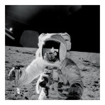 Alan Bean Apollo 12 // White Frame (20”L x 20”W)