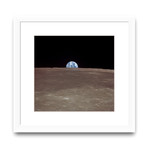 Earthrise // White Frame (12”L x 11.5”W)