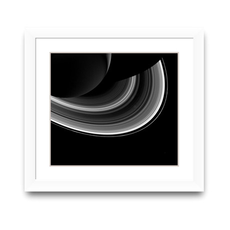 Saturn // White Frame (12”L x 11”W)