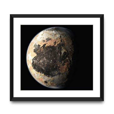 A Vision of Pluto // Black Frame (15”L x 14”W)