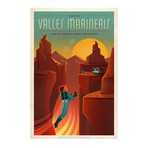 Valles Marineris // Black Frame (14.5”L x 20”W)