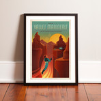 Valles Marineris // Black Frame (14.5”L x 20”W)