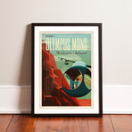 Olympus Mons // Black Frame (14.5”L x 20”W)