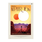 Relax on Kepler 16b // Black Frame (12”L x 16”W)