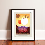 Relax on Kepler 16b // Black Frame (12”L x 16”W)