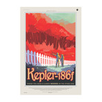 Kepler 186f // Black Frame (12”L x 16”W)