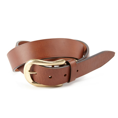 Lucca Belt // Medium Brown (38" // 95 cm)