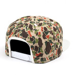 Gods Camo Snapback // White