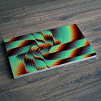 3D Pastel Spirals (14"L x 23"W)