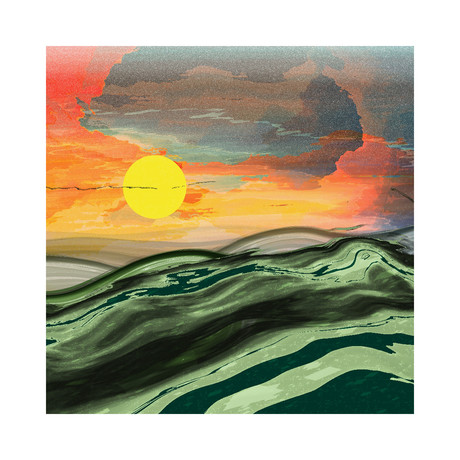 Sunset (11"L x 11"W)