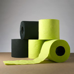 Bath Tissue 6-Pack // Black + Green // Set of 2