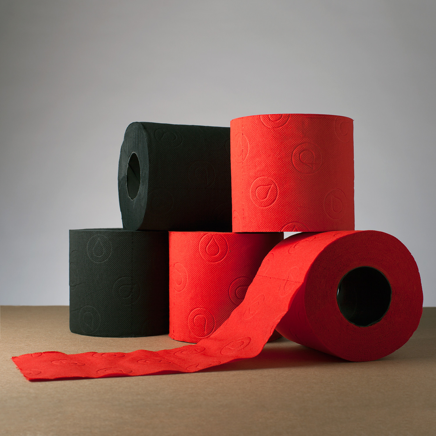 Renova Tissue // Black + Red - Renova Colored Toilet Paper ...