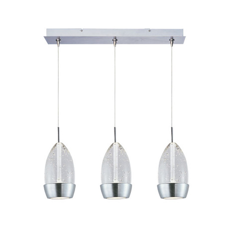 Luxe 3-Light LED RapidJack Pendant and Canopy // E94852-91SN