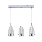 Luxe 3-Light LED RapidJack Pendant and Canopy // E94852-91SN