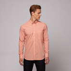 Mughal Button Down Shirt // Orange Gingham (US: 15.75R)